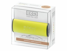 Vůně do auta Millefiori Milano, Icon, Classic, Santalové dřevo a bergamot, žlutá