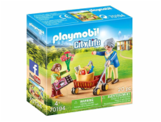 Babička s chodítkem Playmobil, Život ve městě, 20 dílků