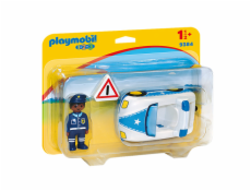 Policejní auto Playmobil, 1.2.3, 3 ks