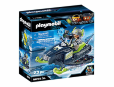 Ledový skútr arktického rebela Playmobil, TOP agenti, 23 dílků