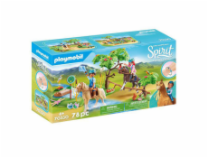 Výzva u řeky Playmobil, Spirit Riding Free, 78 dílků