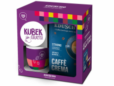 TCHIBO EDUSCHO CREMA STRONG zrnková káva 1000G + hrnek