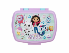 Detský box na obed STOR 21274 400 ml Gabby s Dollhouse (ružovo-modrý)