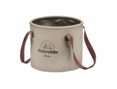 Naturehike 10L round collapsible bucket NH20SJ040 light brown