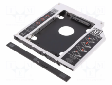 Ramka montażowa SSD/HDD do napędu CD/DVD/Blu-ray, SATA na SATA III, 9.5mm