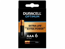 Duracell Optimum alkalická baterie mikrotužková AAA, 6 ks