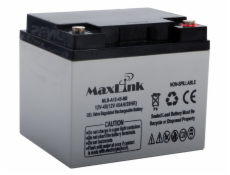 MaxLink olověná baterie AGM 12V 45Ah,konektor M6