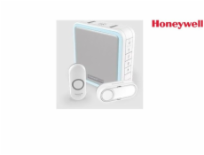 Honeywell Home DC915N bezdrátový zvonek Series 9, 200m, 8 melodií, přenosná základna, 2x tlačítko (jmenovka, design), bíílý