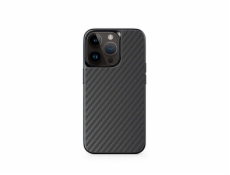 Epico Mag+ Hybrid Carbon Case - MagSafe compatible iPhone 15 Pro - černá