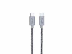 Epico Opletený kabel USB-C na USB-C 1.2m - vesmírně šedý