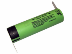 Nabíjecí průmyslová baterie 18650 Panasonic 3400mAh 3,7V Li-Ion vývody do Z