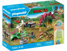 PLAYMOBIL 71523 Výzkumný tábor dinosaurů s dinosaury, stavební hračky