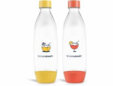 SodaStream Lahev FUSE 2x 1 l, oranžová/žlutá