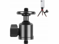 Puluz Head 3D guľová hlava s 1/4 závitom pre príslušenstvo gimbal / Pu3090b