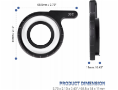 Kruhové svetlo JJC Makro prstencové svetlo s lampou Blesk Olympus Tg-7 Tg-6 Tg-5 Tg-4 Tg-3 Tg-2 / Mrl-tg1