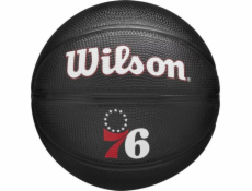 Wilson Team Tribute Philadelphia 76ers Mini lopta WZ4017611XB Black 3