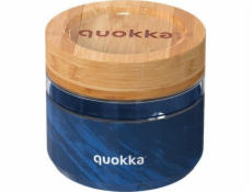 Quokka Deli Food Jar - Sklenená nádoba na jedlo / krabička na obed 500 ml (Wood Grain)