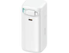 Powerbanka Usams USAMS Powerbanka so zaťahovacím káblom Zaťahovací Lightning 18000 mAh PD45W Fast Charge XMF Series biela/biela 20KCD21702 (US-CD217)