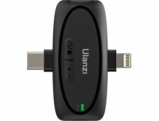 Mikrofón Ulanzi 2x bezdrôtový mikrofón Ulanzi 3v1 - USB Type-c Iphone Lightning 3,5 mm / V6