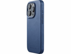 Kožené puzdro Troubadour Goods Limited Mujjo – kožené puzdro kompatibilné s MagSafe pre iPhone 15 Pro (monaco blue)