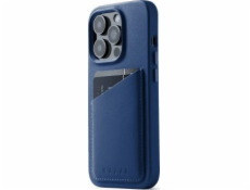 Troubadour Goods Limited Mujjo Full Leather Wallet Case - kožené púzdro pre iPhone 14 Pro (monaco blue)