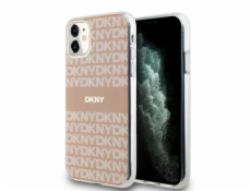 DKNY DKHMN61HRHSEP iPhone 11 / Xr 6.1 ružový/ružový pevný obal IML Mono &amp; Stripe MagSafe