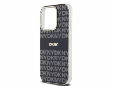 DKNY DKHMP15XHRHSEK iPhone 15 Pro Max 6.7 čierno/čierne pevné puzdro IML Mono &amp; Stripe MagSafe