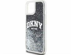 DKNY tekuté trblietavé veľké logo – púzdro na iPhone 11 (čierne)