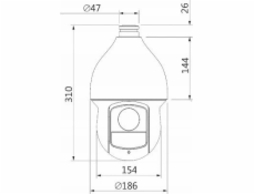 Technológia Dahua 4 v 1 KAMERA DAHUA SD59225DB-HC