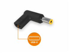 USB-C napájacia redukcia 5,5x2,5 mm pre notebooky Acer/Asus/HP/Lenovo/Toshiba