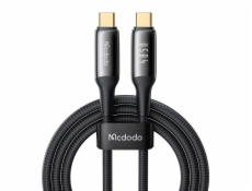 Mcdodo CA-2990 USB-C na USB-C kábel, PD 140W, 1.2m (black)