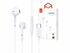 Mcdodo HP-7500 wired headphones, USB-C (biela)