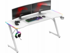 Biurko gamingowe Huzaro Hero 4.8 White RGB