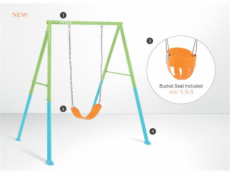 Houpačka Intex sestava Two-in-one swing set, 1,5-10 let