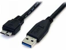 StarTech USB-A - micro-B USB kabel 1 m černý (USB3AUB50CMB)