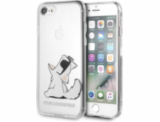 Pouzdro Karl Lagerfeld KLHCI8CFNRC pro iPhone 7/8 průhledné