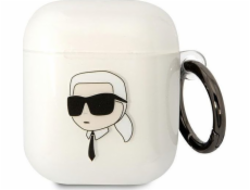 Karl Lagerfeld Karl Lagerfeld KLA2HNIKTCT AirPods 1/2 kryt průhledný Karl`s Head