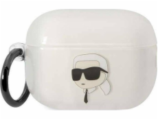 Pouzdro Karl Lagerfeld KLAP2HNIKTCT Apple AirPods Pro 2 průhledné pouzdro Ikonik Karl Lagerfeld