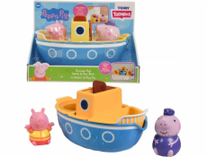 Tomy TOMY TOOMIES - PEPPA PIG - ZÁBAVA NA LODĚ - E73414