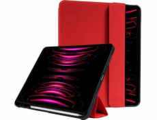 Crong FlexFolio Tablet Case iPad Pro 11 (2022-2021) / iPad Air 10.9 (5-4 Gen.) s funkcí Apple Pencil (červená)