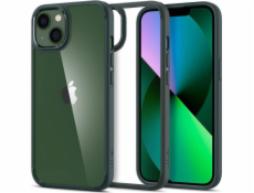 Pouzdro Spigen IPHONE 13 Spigen Ultra Hybrid Crystal Midnight Green