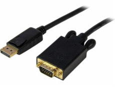 StarTech DisplayPort – kabel D-Sub (VGA) 1,8 m černý (DP2VGAMM6B)