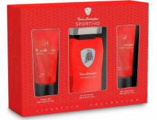 Tonino Lamborghini Sportivo set toaletní voda ve spreji 125ml + balzám po holení 100ml + sprchový gel 100ml