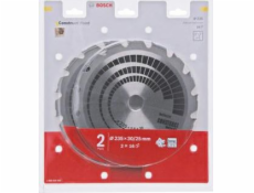 BOSCH OTOČNÁ PILA BOSCH DVOUBALOVÁ KONSTRUKČNÍ DŘEVO 235x2,8/1,8x30x16z B2608644656