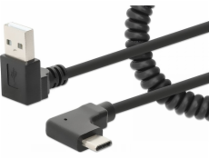 Manhattan USB-A – USB-C USB kabel černý (356220)