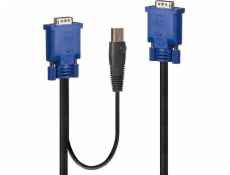 Lindy USB kabel LINDY Kombiniertes KVM- a USB-Kabel 1m