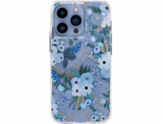 PUŠKOVÝ PAPÍR ČISTÝ – POUZDRO IPHONE 13 PRO (GARDEN PARTY BLUE)