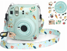 LoveInstant Cover Case Cover for Fujifilm Instax Mini 12 + Stickers / Holiday Time