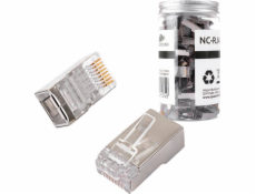 Spacetronik RJ45 zástrčka kat. 6 FTP NC-RJ456FT-11 100ks Spacetronik