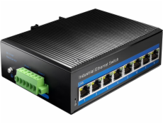 Cudy SWITCH PoE 8portový 8x30W 1Gbps průmyslový IG100P